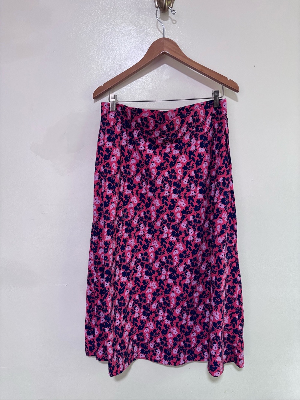 Pact Organic Cotton Floral Midi Skirt size XL